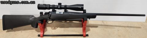 Japanese/Miroku made, very smooth bolt, 2 x 5 round magazines, can be top loaded or removed. Light and easy to carry. Very accurate with standard 55gr factory a