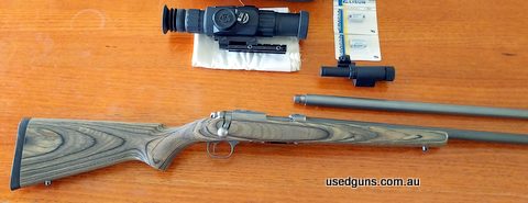 9 shot Rotary mag comes with spare barrel in very good condition. Topped with a ATN Night Vision X-Sight 3-12 with spare batteries excellent condition. Selling 