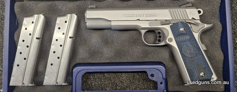 Excellent condition, with minor marks from limited use. Upgraded front sight. Spare mags and some equipment included. Price includes freight anywhere in Aus.