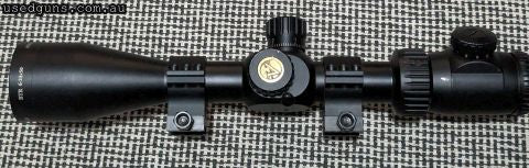 ATHLON ARGOS BTR 6-24x50 scope in MIL, FFP, APMR reticle ILLUMIINATED. Comes complete with Vector optics 30mm 6 bolt medium profile rings, Ready to mount and us