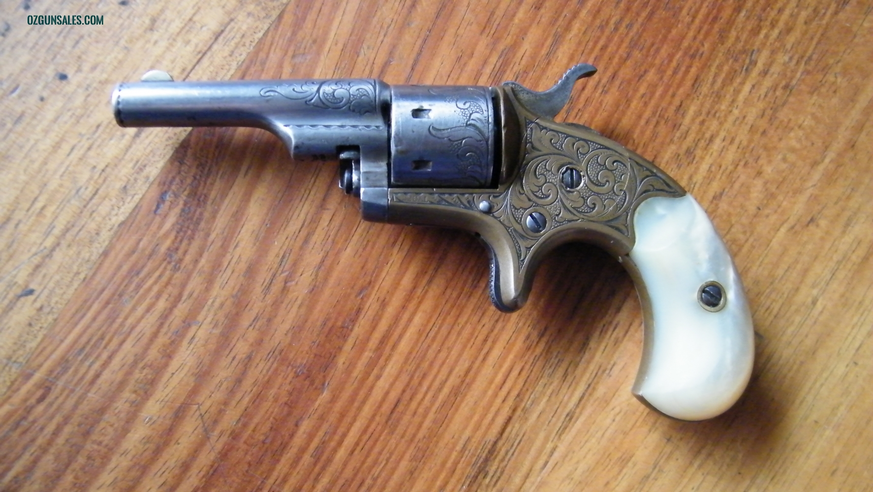 Colt Open Top 22RF 1874 Engraved