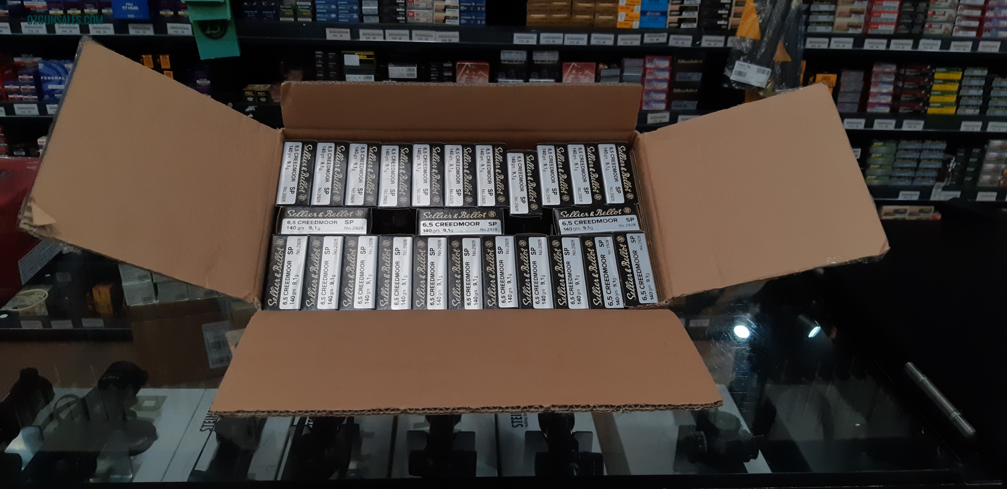 Sellier & Bellot 6.5CM 140gr SP BULK 500 ROUND