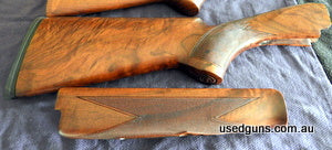 1 grade 1 stock to fit Miroku or Browning 525. Needs staining. 1 grade 3 stock and forend in excellent condition No scratches or dents.