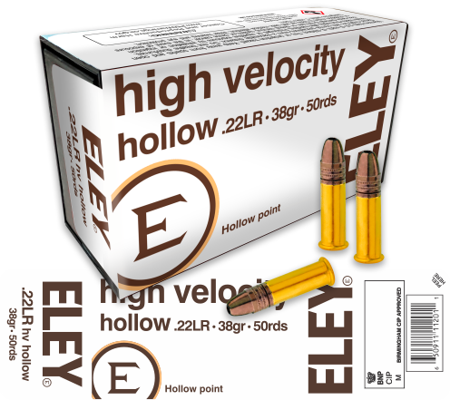ELEY 22LR HIGH VELOCITY HP 1250FPS (50PK)