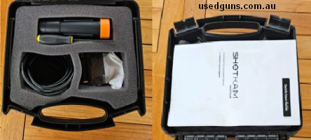 Generation 3 Shotkam shotgun motion training camera in 100% excellent condition, minimal use, with all original accessories and original Shotkam hard case. Brac