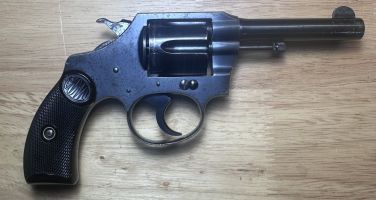 Colt Pocket Positive 32 S&W Consignment sale A great collectors piece, this pistol presents in fair condition, with light surface rust. However the bluing is st