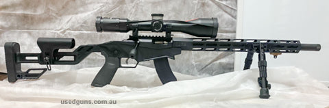 Shoot‚Äö√Ñ√¥s really well. Standard 10 shot magazine and the larger capacity mag. Nice bipod included.Has fired approximately 130 rounds. Another toy not being 
