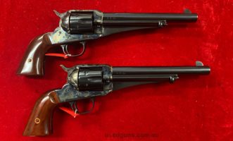 New Pair Uberti 1875 Remington Army Outlaw Consecutively Numbered 7.5" Revolvers