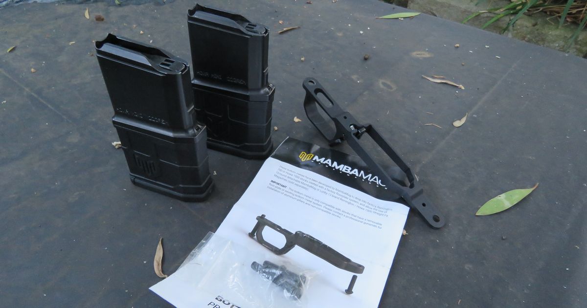 MDT MambaMag bottom metal & 2 magazines, Howa Mini Action .223