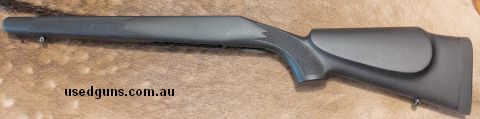 This McMillan is in new condition, weighs 973gm, has 1in Pachmayr pad, aluminium pillars with ArmaGrout bedding for a Remington 700 Long Action (or similar). Un