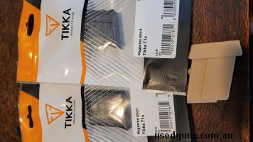 Two five-shot flush fit 22lr magazines for Tikka T1x. Rimfire silhouette shooters, these are for you. Imported from the UK but sold the firearm before they arri
