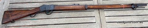 Enfield Martini Henry centre fire Rifle 577-450 Calibre Marked V.R. Enfield 1882 III. 1. Markings on right hand side of butt. NSW, N4A3V, 457, 9-6. Complete wit
