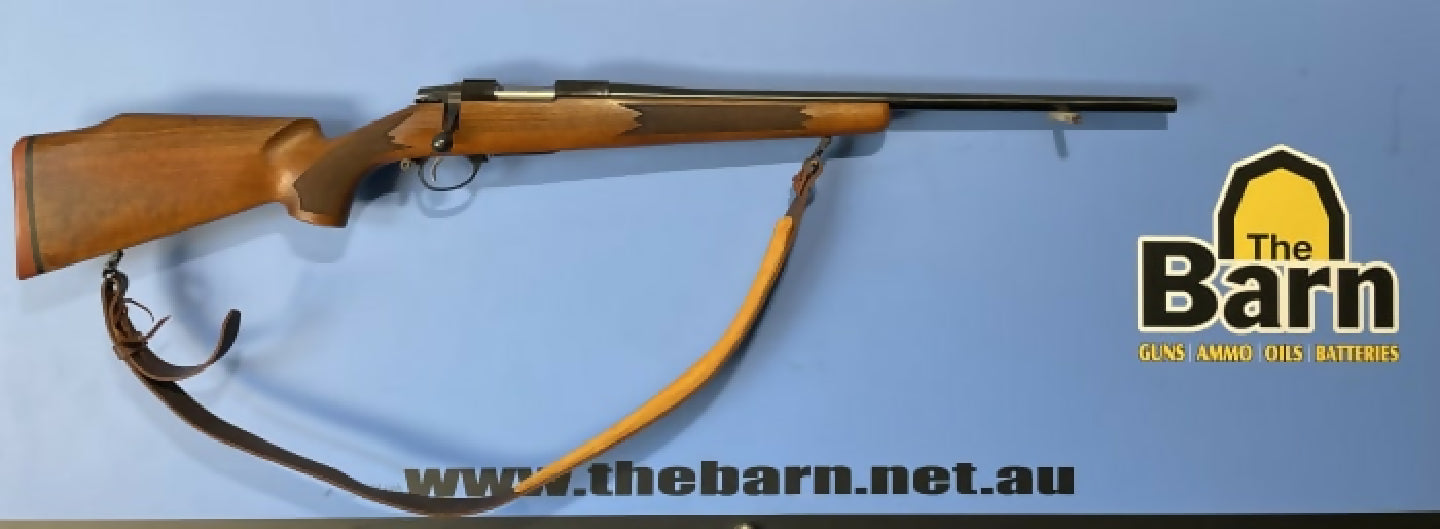 Sako S491 sporter 222. It is in very good condition. Bolt is tarnished a bit, which makes it very good not excellent. Tarnish may possibly be able to be removed