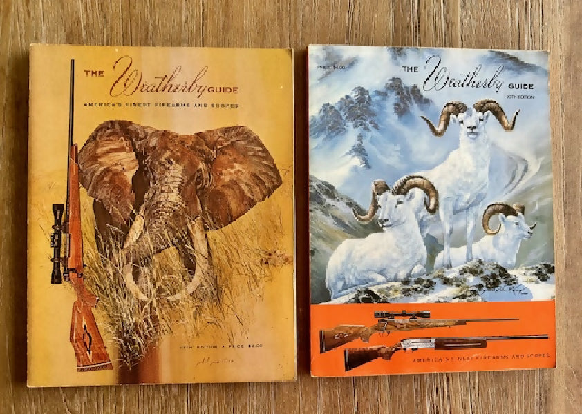 Weatherby Guides from 1973 and 1980. Great Reading for the Weatherby collector.