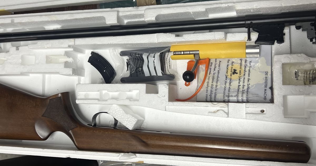 Anschutz 64 heavy barrel with target stock and barrel tuner