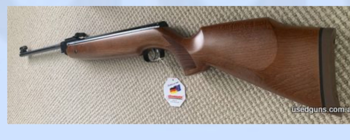 Brand new with trigger guard label fitted. No marks never fired. Comes with owners manual. Excellent German quality and very hard to get, beautiful smooth grain