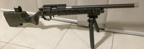 Christensen Arms Ranger .22LR cal rifle in excellent, as new condition. Rifle is fitted with Picatinny rail, Magpul bipod and has a second 10 shot magazine incl