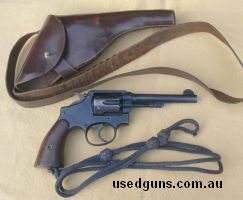 For the 'Collector' Smith &Wesson Military & Police .38 Smith & Wesson (.38-200) 5" revolver in good condition. Comes with holster & lanyard. Buyer to pay posta