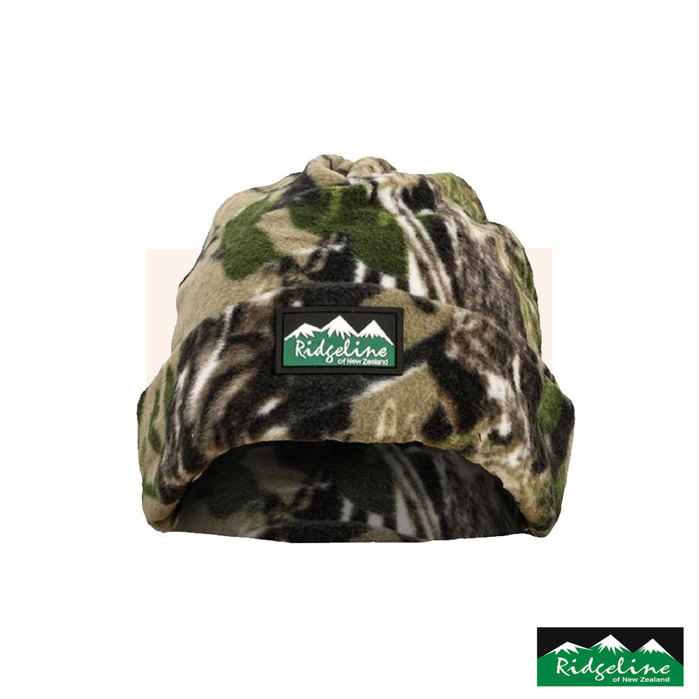 Ridgeline Polar Fleece Beanie Camo - Youth