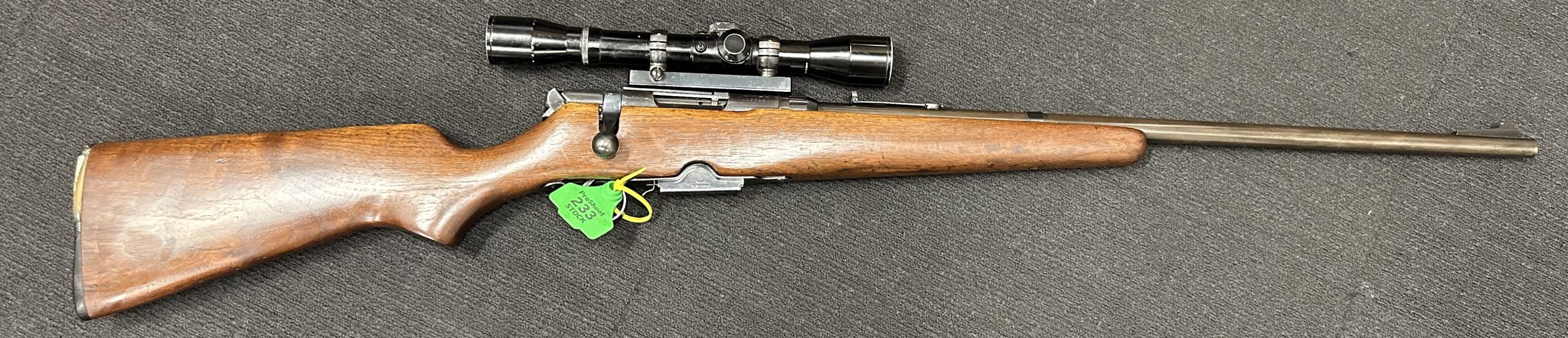 #233 Plastic Butt Plate has a chunk missing and been repaired. I list all my guns as Fair unless they are new, it is up to you to judge what condition they are 