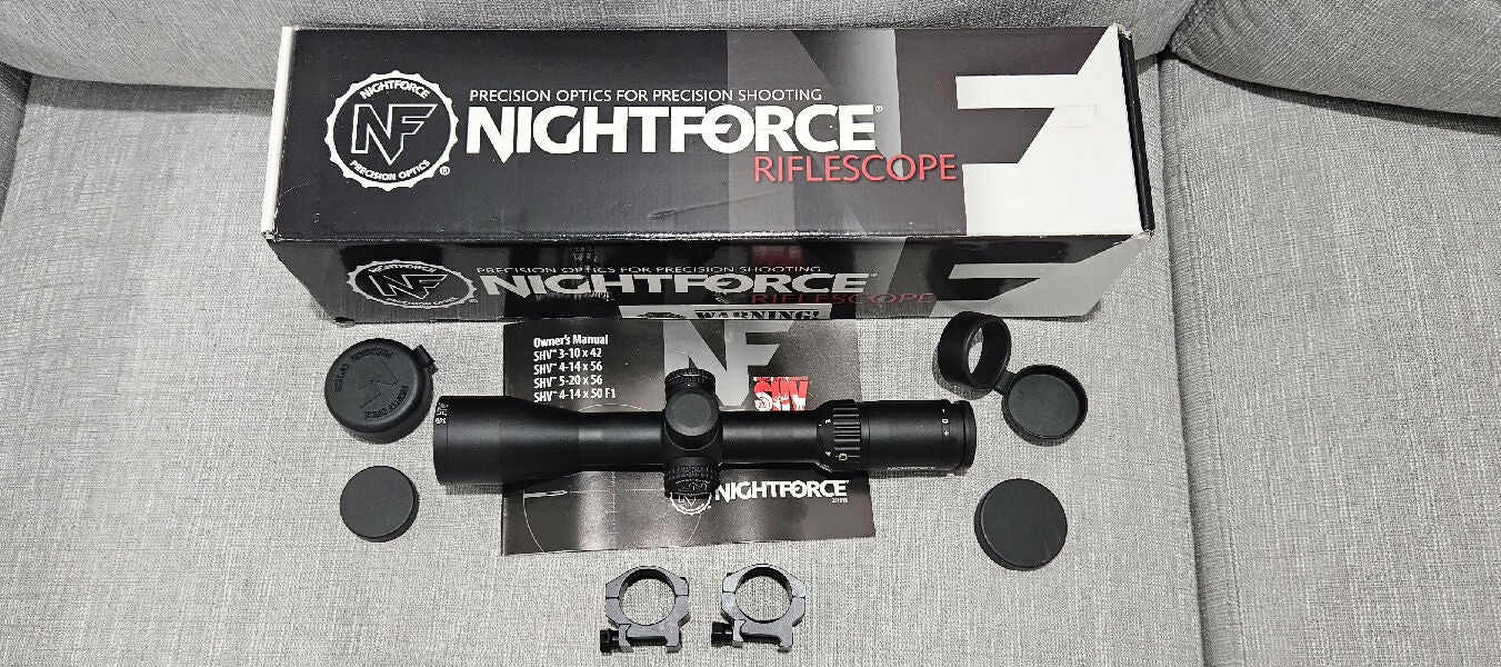 Nightforce SHV 3-10x42  as new with lifetime warranty