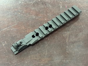 ROSSI
R10026585
PUMA / 92
SCOUT SCOPE MOUNT
FITS ALL MODELS WITH SCREW HOLES 
UNDER THE REAR SIGHT - NO MACHINING REQUIRED
INCLUDES REAR PEEP SIGHT

NEW $94.90