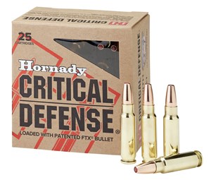 HORNADY
H90000
CRITICAL DEFENSE
5.7X28, 40GR, FTX
POLYMER TIPPED 
AMMUNITION

SPECIAL
$54.90 /PER 20
$247.05 /PER 100
$479 /PER 200