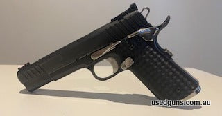 This is a Nice Single stack STI It comes with the works : Bull Barrell .Ambi. Stainless Safety. Extended and Stainless Slide release , Magg. Release Magg Funnel
