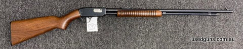Very rare 22 WMR a classic collectable little pump action in. Made in 1958 gun is in excellent condition for its age. Please ring 02 67553300 for further info. 