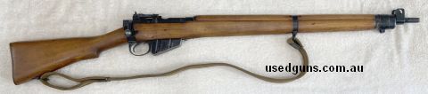 Lee Enfield No.4 Mark 2 Fazakerly 3/55 manufacture. All matching numbers, markings correct. Rifling sharp & pronounced. Action clean and slick, woodwork is beau