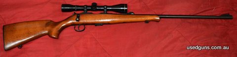 Brno 22 model 2-E year 1984. Comes with scope and mounts in good condition. Price is $650 plus postage and handling