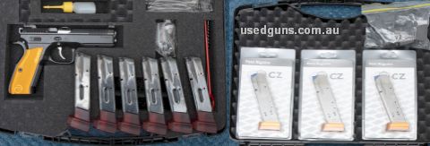 CZ Shadow 2 Orange in very good to excellent used condition. Cased in the original box with 3x new unused orange mags with aluminium bases, and 6x used CZ mags 