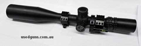 Comes with ring, sunshade, bubble level and free postage. Zero stop and MLR illuminated reticle. A Mechanically excellent, however does have cosmetic age wear f