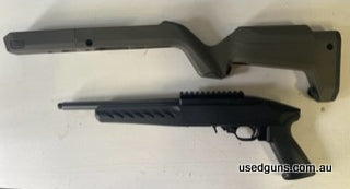 Ruger Charger comes with a Magpul backpacker X22 stock had little use.