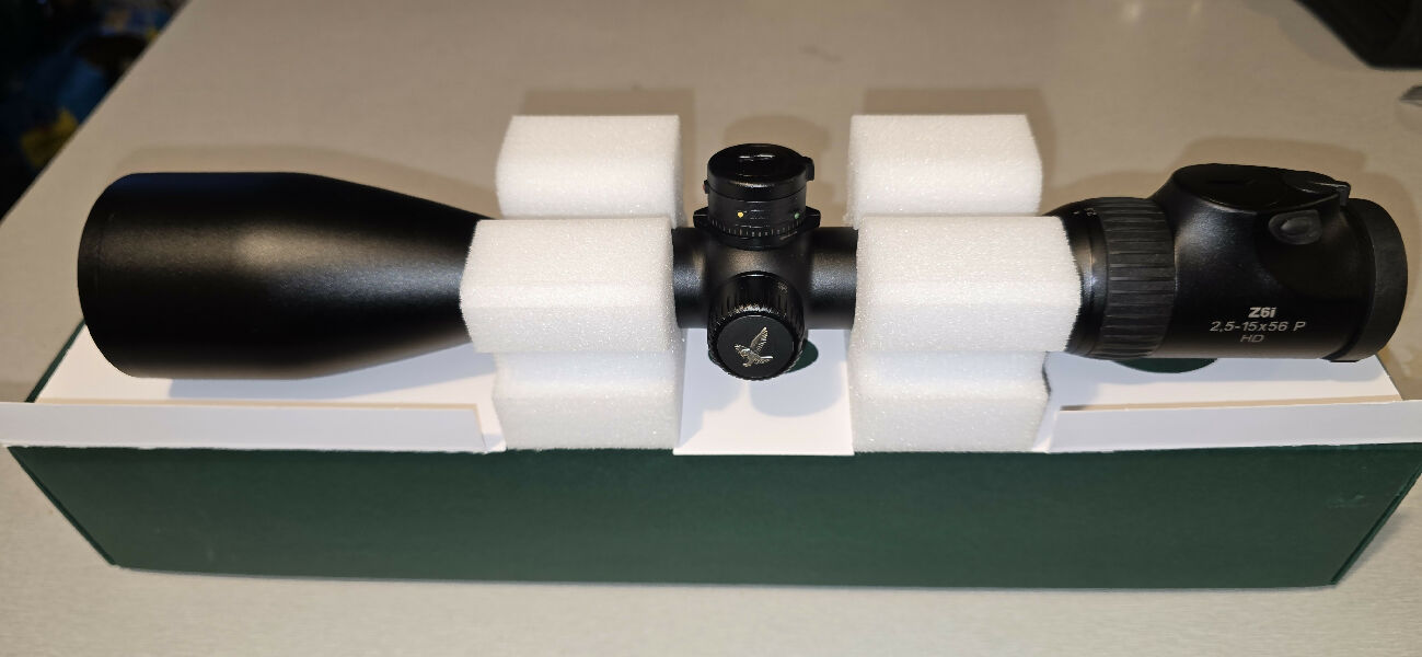 Swarovski z3i 2.5-15x56 in excellent condition would suit new buyers.