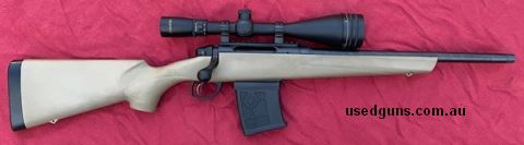Remington 783 bolt action rifle in 6.5 Creedmoor. Has a varmint 18 inch threaded barrel. Bore is very good, includes detachable magazine and Tasco 6.5-25x50 sco
