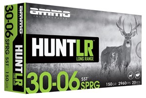 AMMO INC
GAG 3006150SSTA20 
HUNT LR - LONG RANGE
30/06. 150GR, SST
POLYMER TIPPED 
AMMUNITION

SPECIAL 
$39.90 /PER 20
$199.50 /PER 100
$399 /PER 200