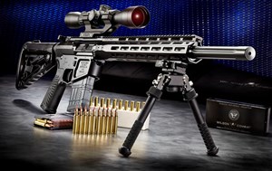 WILSON COMBAT
SUPER SNIPER
223REM, 30 SHOT
SEMI AUTO
CATEGORY D
HEAVY VARMINT MATCH BARREL
FLUTED
NEW $3490
