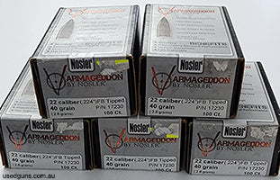 5 sealed boxes of 100 (so 500 projectiles total). Includes FREE postage all over OZ. Grab a bargain