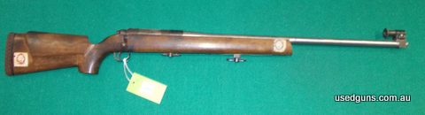 Omark 44 308W with left hand stock in fair condition.