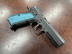 CZ
SHADOW 2
9MM
10 SHOT
122MM FACTORY BARREL
ADJUSTABLE REAR SIGHT
FIBER OPTIC FRONT SIGHT
FACTORY BLUE ALLOY GRIPS
#F205471

EXC $1390