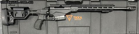 As new Tikka TAC A1 in 223. Comes in Tikka Hard Case. 20" Barrel with factory Muzzle Brake. Suit New Buyer. $65 freight to your dealer Australia Wide. (WA $75 P
