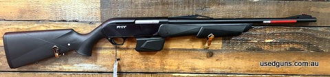 Practical, stylish, smooth, fast, pump action Black weather-proof composite stock and forearm Quality FN Herstal-made 53cm barrel High capacity 9-round magazine