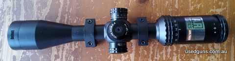 Bushnell AR optics 4.5-18x40 drop zone 223 scope, excellent condition, rings and postage included in price.