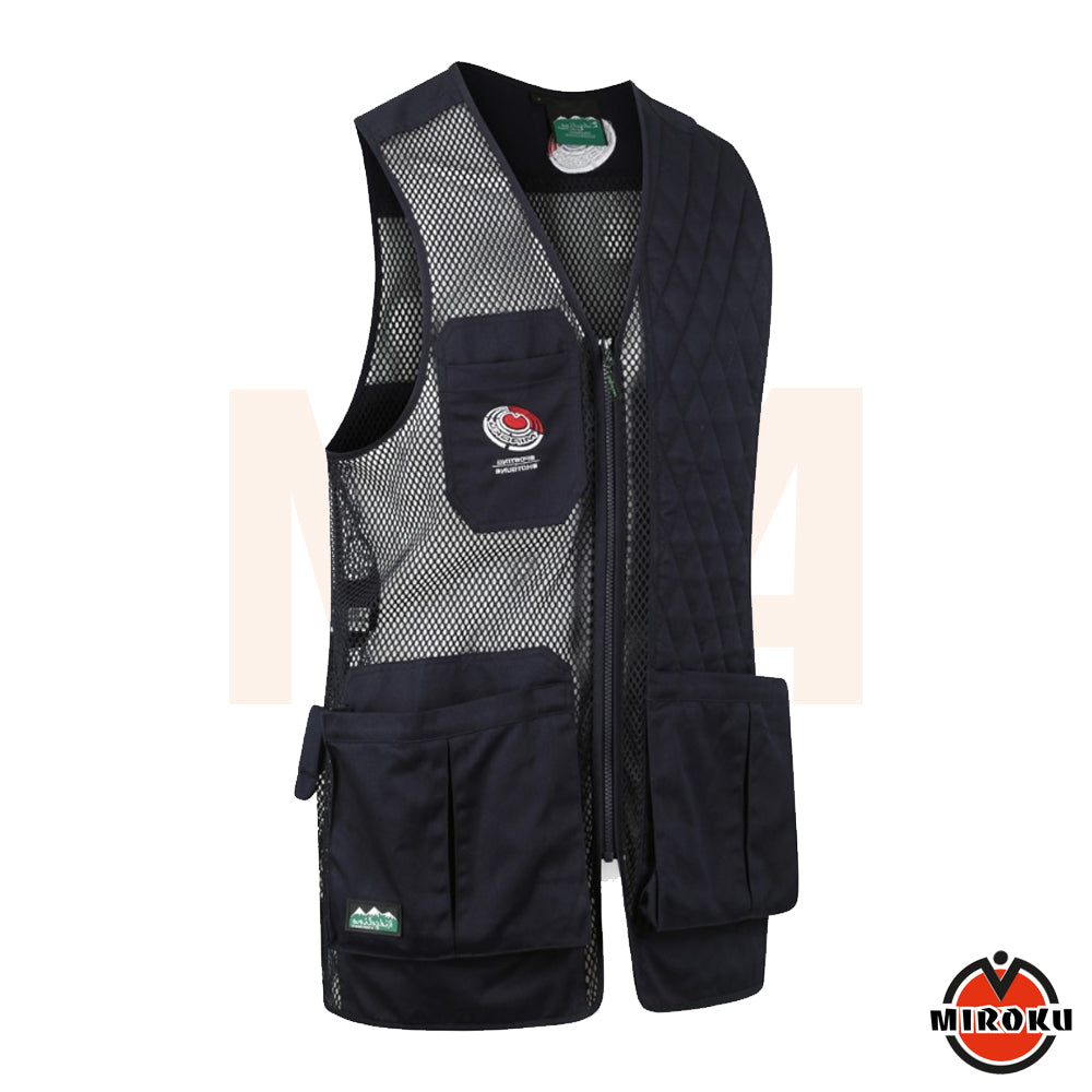 Miroku Shooting Vest Navy (Left Handed)