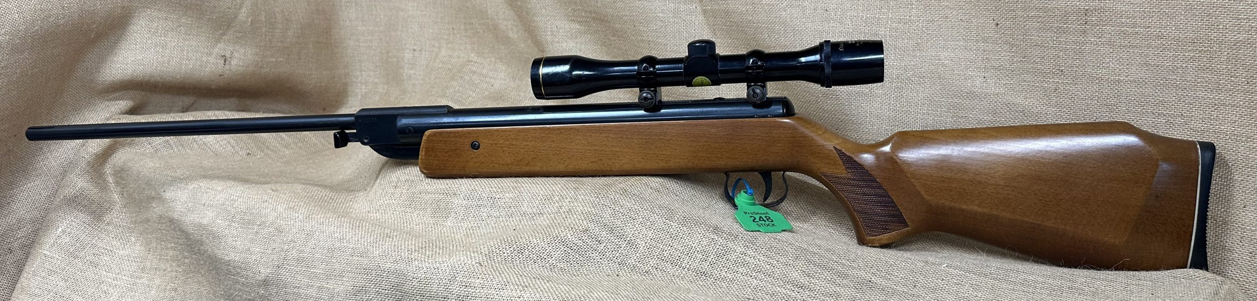 #248 Pretty tidy I reckon. Cracks that slug out pretty quick. Sight is easy to look through and pretty accurate for my limited experience. I list all my guns as