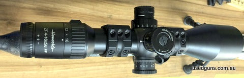 Excellent condition Hendsolt scope, 4-16x56mm, FFP,0.1 Mil turrets with illuminated reticle and parallax adjustment 50m-infinity, super clear glass as to be exp