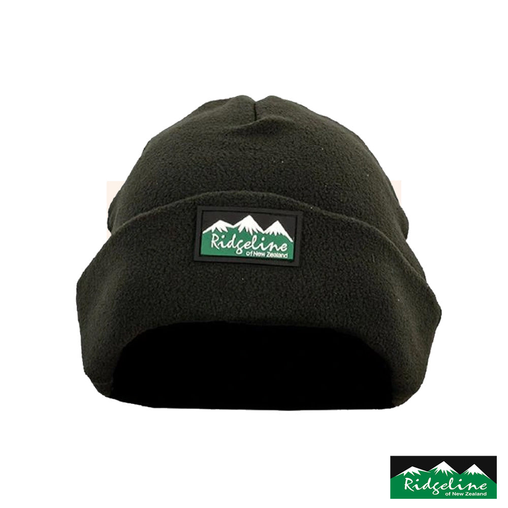 Ridgeline Polar Fleece Beanie Olive - Youth