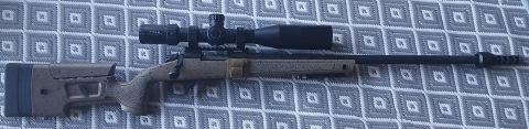 Very nice clean rifle, bought  to start getting into PRS but never got around to it so the rifle has been used for targets and varmit.shoots.  a very solid grou