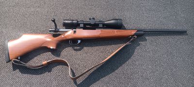 CONSIGNMENT WEATHERBY VANGUARD Camilla 308win w/ Burris Scope, Sling & Gun Bag. USED SN: VB177411